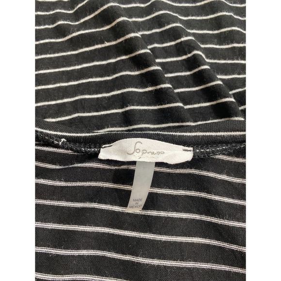 Soprano long sleeved black striped top - Picture 5 of 5